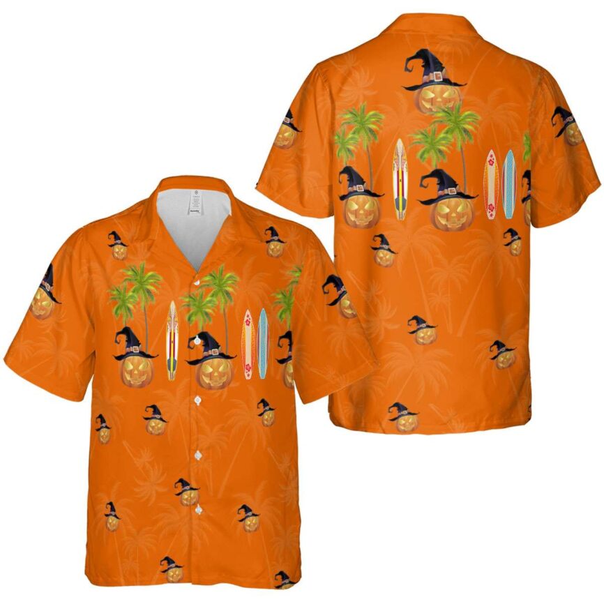Halloween Island Theme Hawaiian Shirt Premium grade