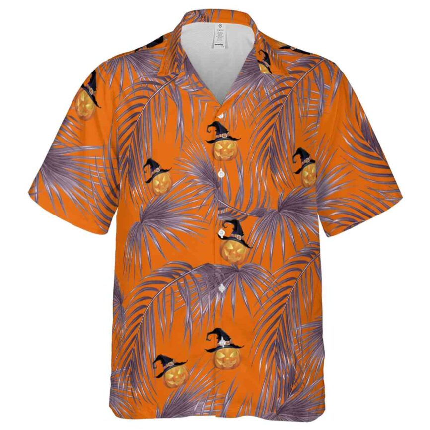 Halloween Palm Frond Hawaiian Shirt Fashion forward