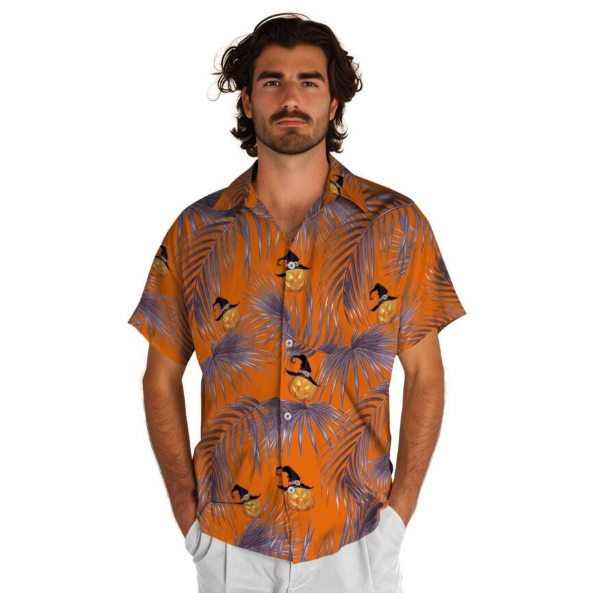 Halloween Palm Frond Hawaiian Shirt New Arrival