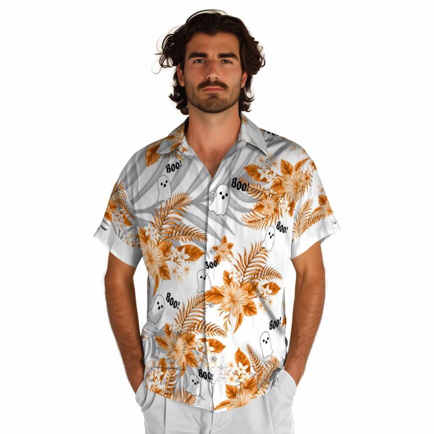 Halloween Tropical Blossom Hawaiian Shirt New Arrival
