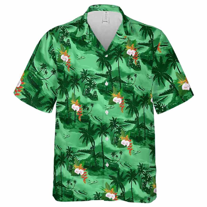 Hawaiian Flower Shirt Island Beach Hawaiian Shirt Fashion forward