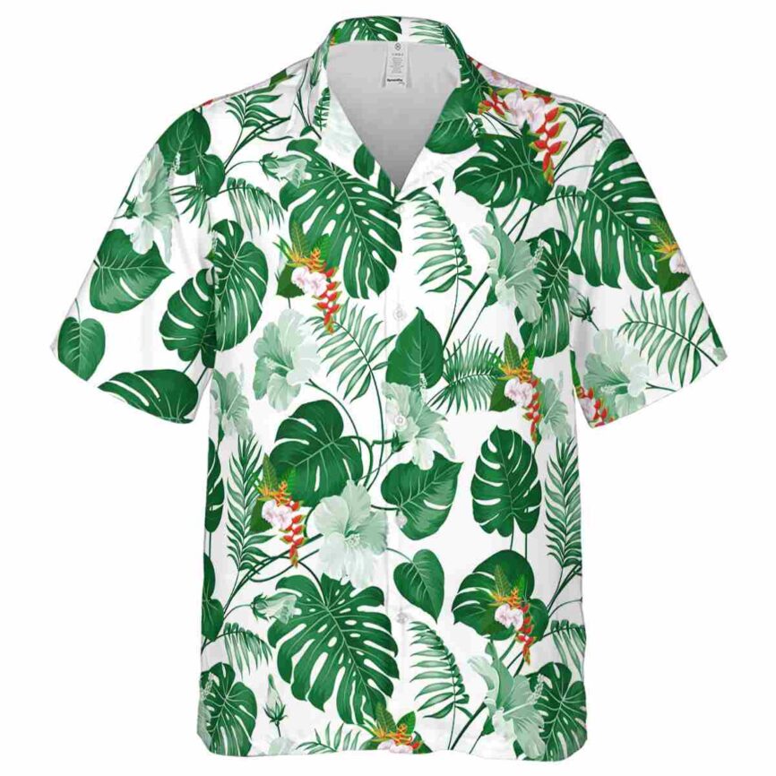 Hawaiian Flower Shirt Leaf Pattern Hawaiian Shirt Fashion forward