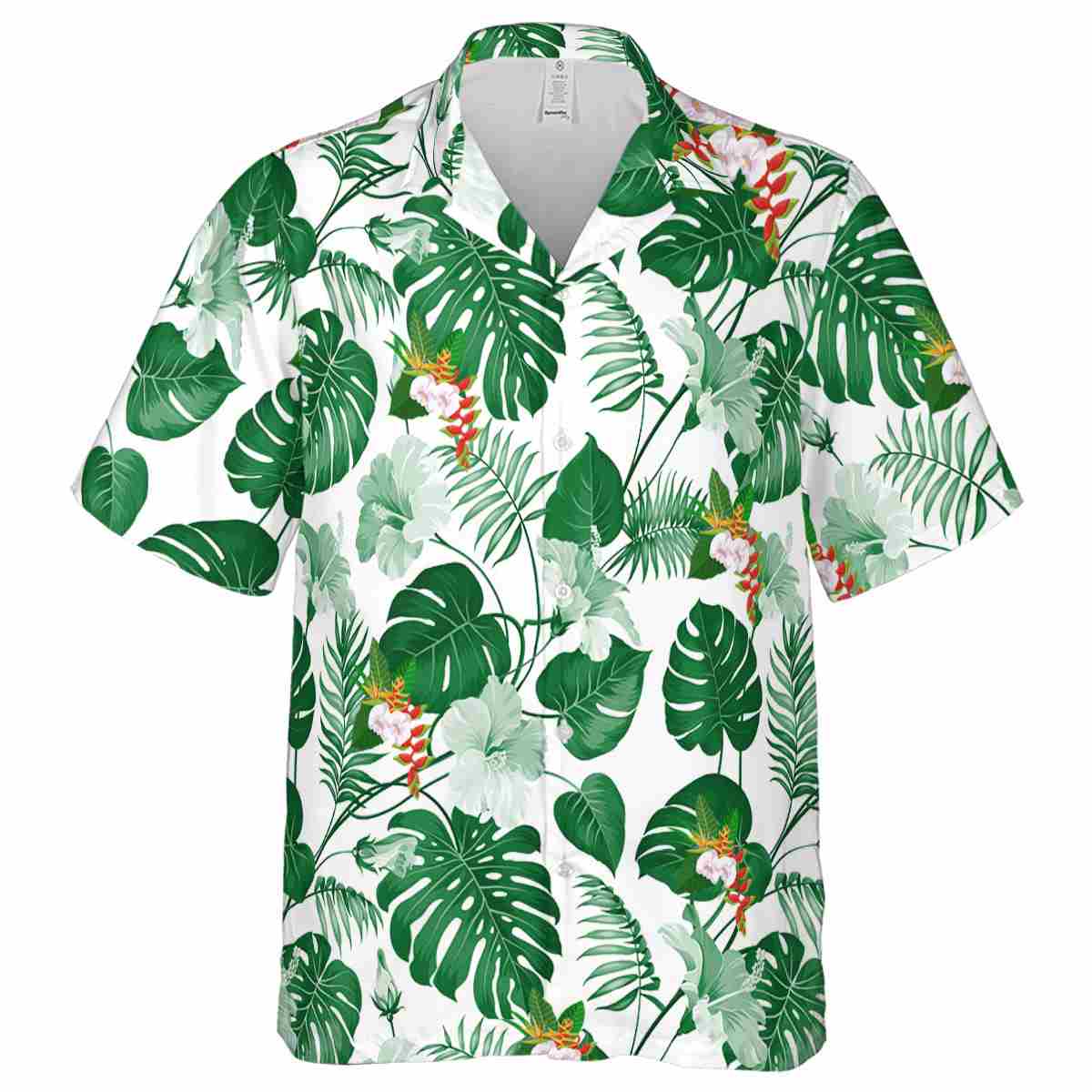 Hawaiian Flower Shirt Leaf Pattern Hawaiian Shirt Fashion forward Hawaiian Flower Shirt Leaf Pattern Hawaiian Shirt Fashion forward