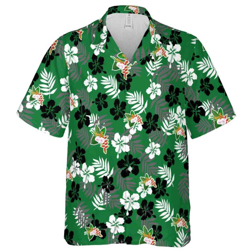 Hawaiian Flower Shirt Leafy Hibiscus Hawaiian Shirt Fashion forward