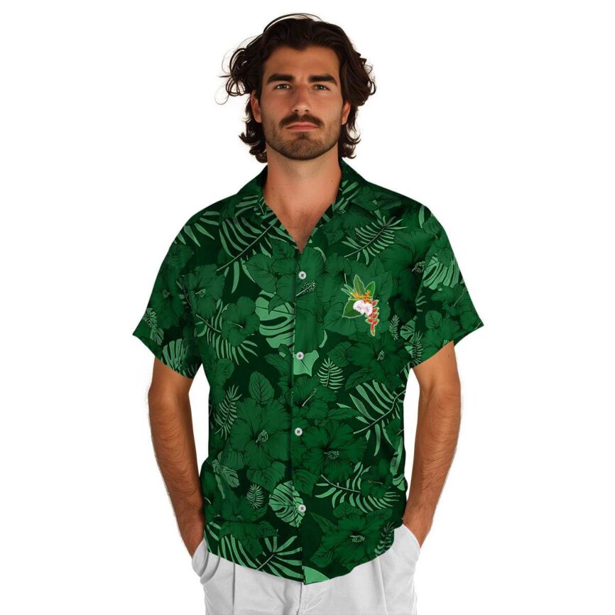 Hawaiian Flower Shirt Monochrome Floral Hawaiian Shirt New Arrival
