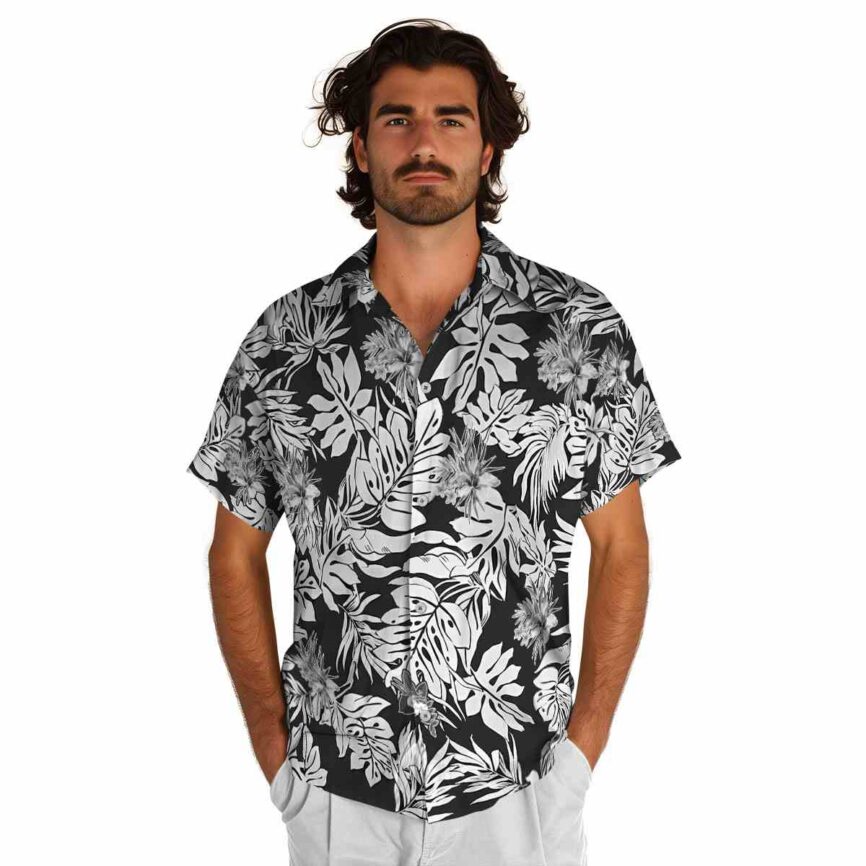 Hawaiian Flower Shirt Monstera Foliage Hawaiian Shirt New Arrival
