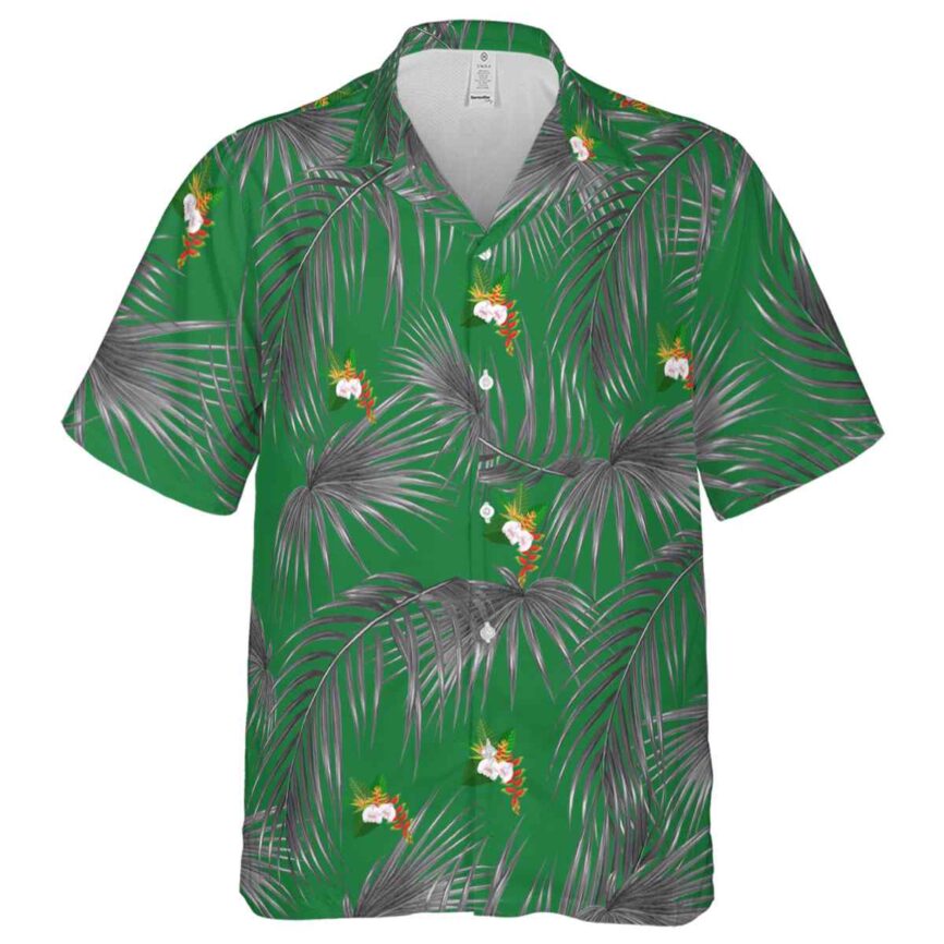 Hawaiian Flower Shirt Palm Frond Hawaiian Shirt Fashion forward