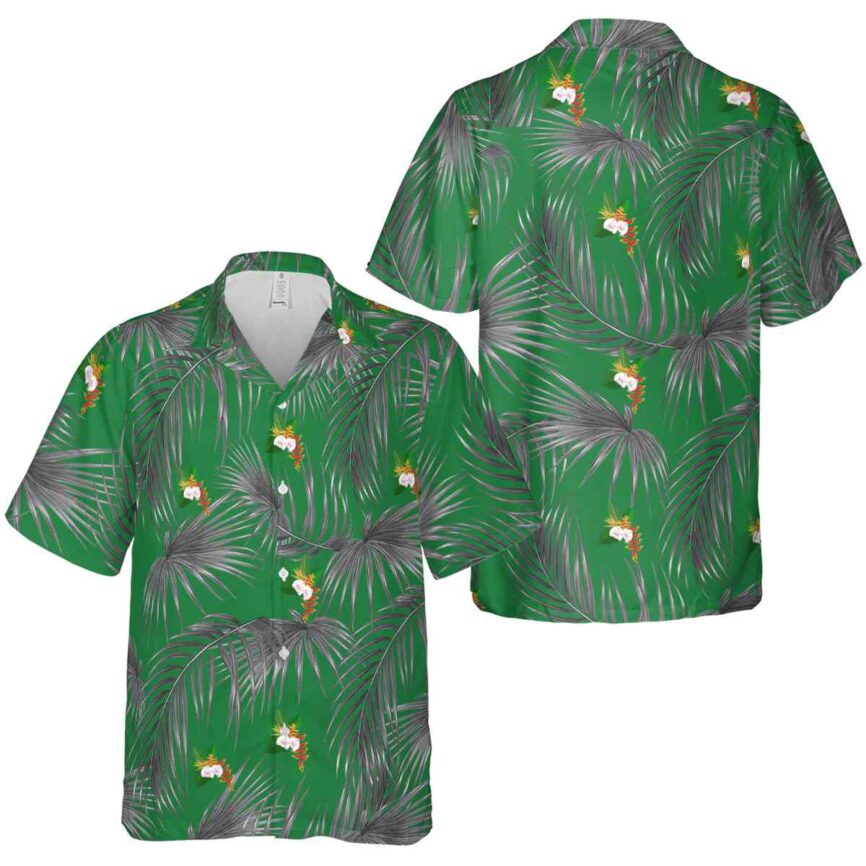 Hawaiian Flower Shirt Palm Frond Hawaiian Shirt Premium grade