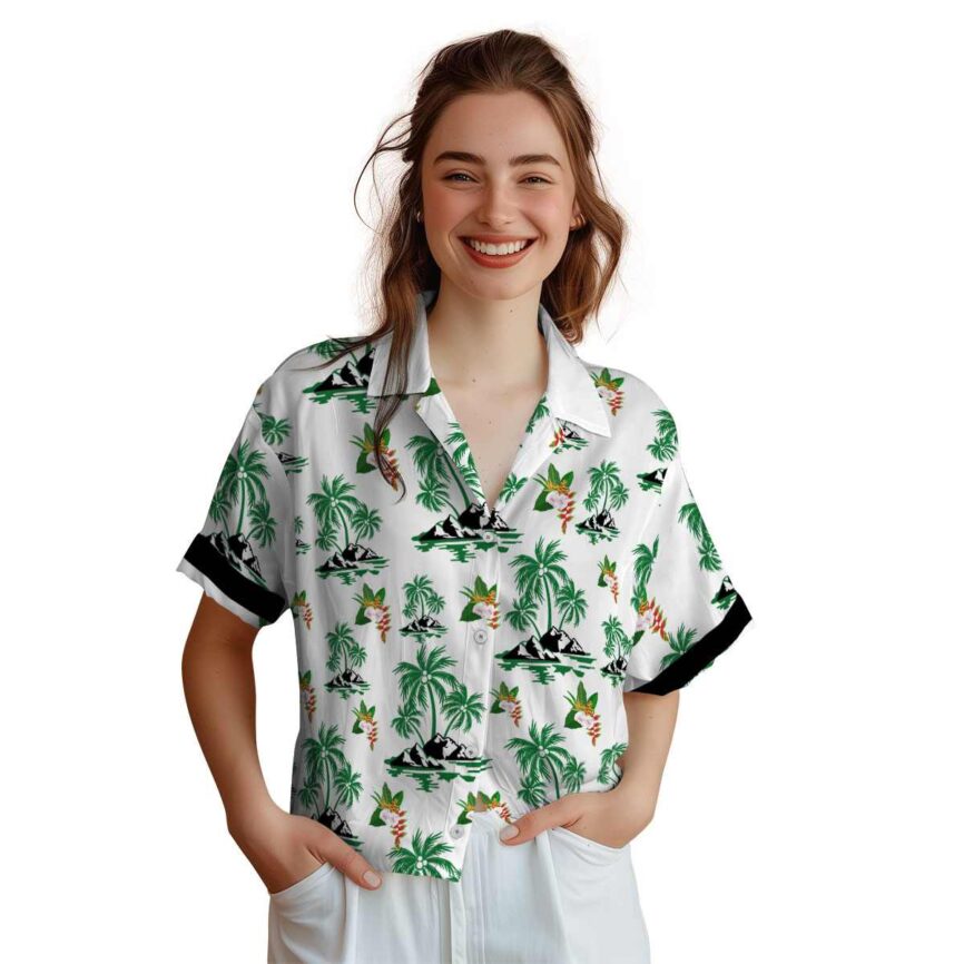 Hawaiian Flower Shirt Palm Island Graphic Hawaiian Shirt Top rated