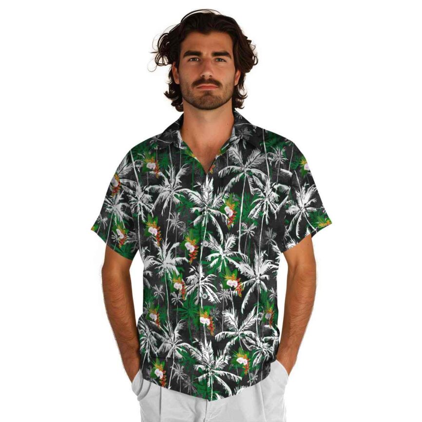 Hawaiian Flower Shirt Palm Themed Hawaiian Shirt New Arrival