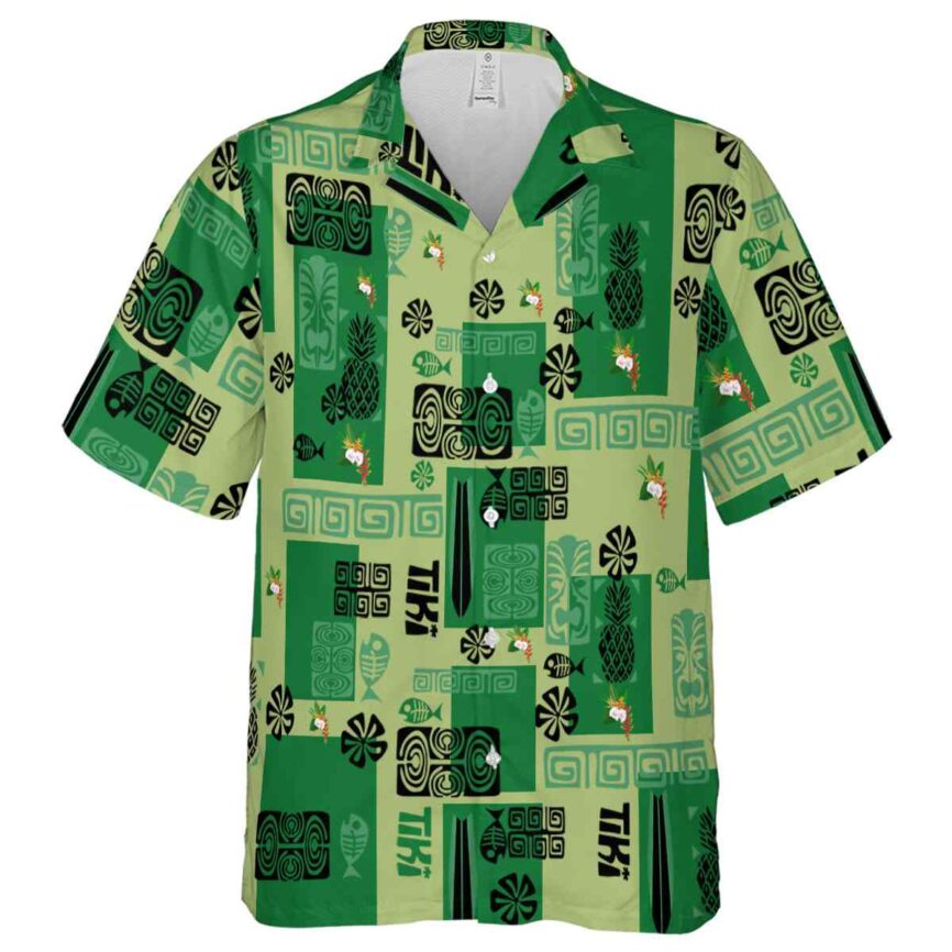 Hawaiian Flower Shirt Tiki Motifs Hawaiian Shirt Fashion forward
