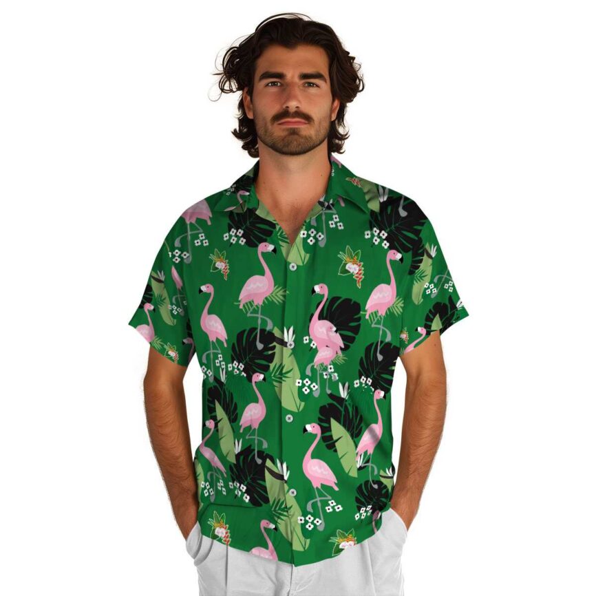 Hawaiian Flower Shirt Tropical Flamingo Hawaiian Shirt New Arrival