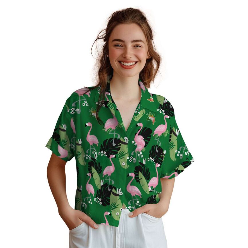 Hawaiian Flower Shirt Tropical Flamingo Hawaiian Shirt Top rated