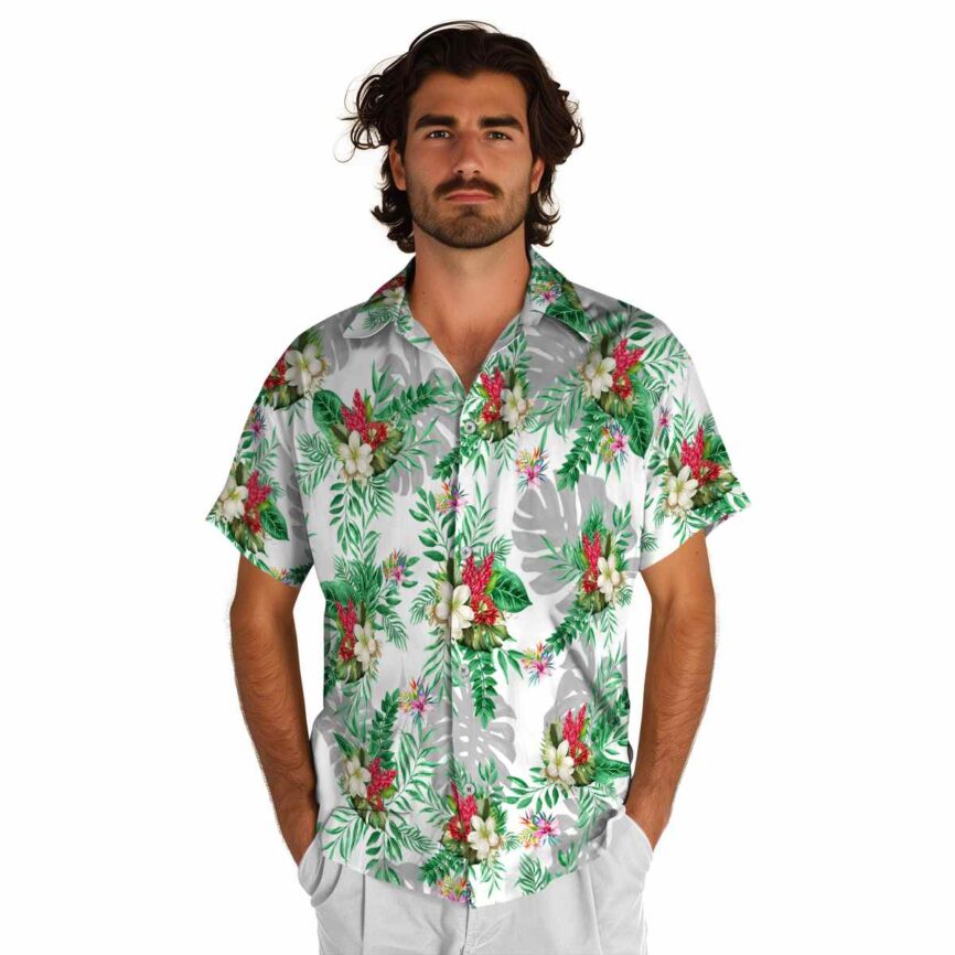 Hawaiian Flower Shirt Tropical Fronds Hawaiian Shirt New Arrival