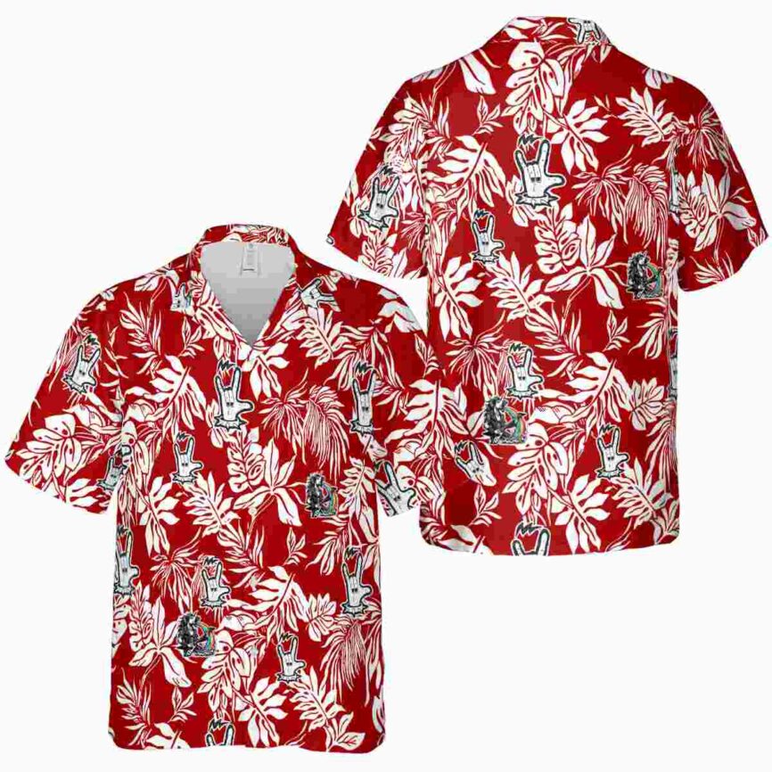 Heavy Metal Bold Foliage Hawaiian Shirt Premium grade