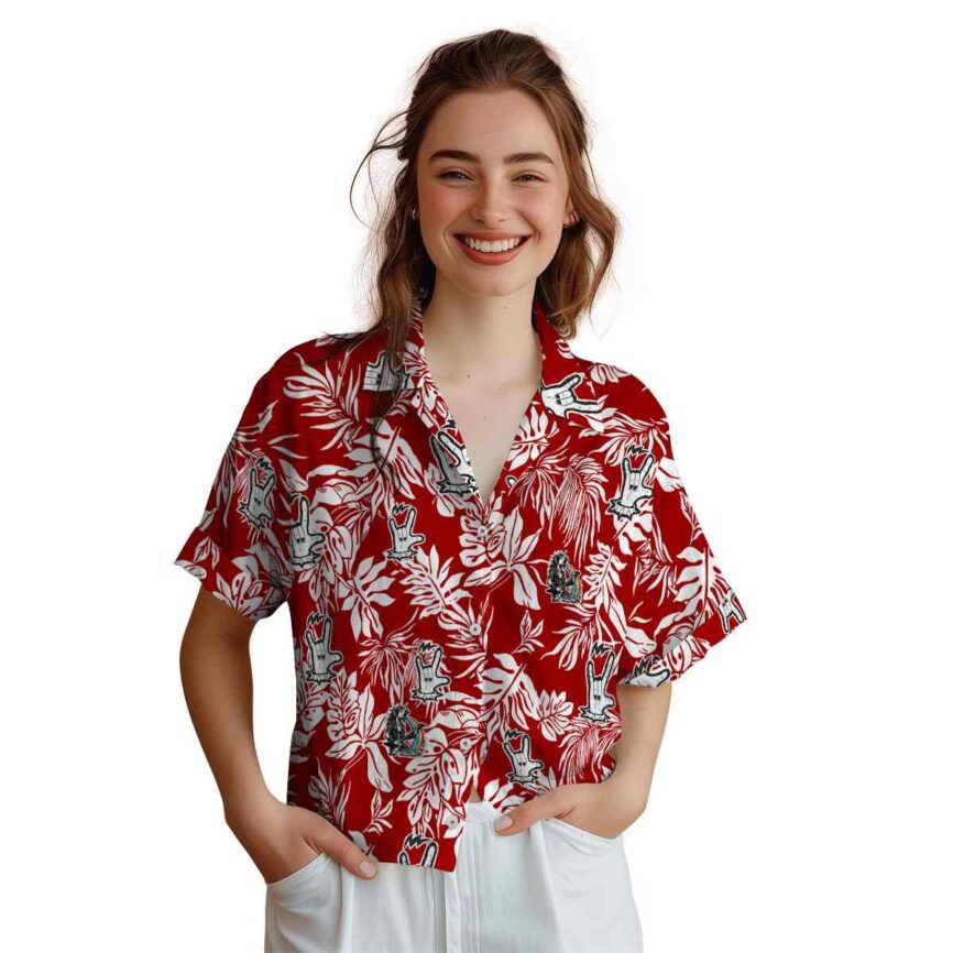 Heavy Metal Bold Foliage Hawaiian Shirt Top rated