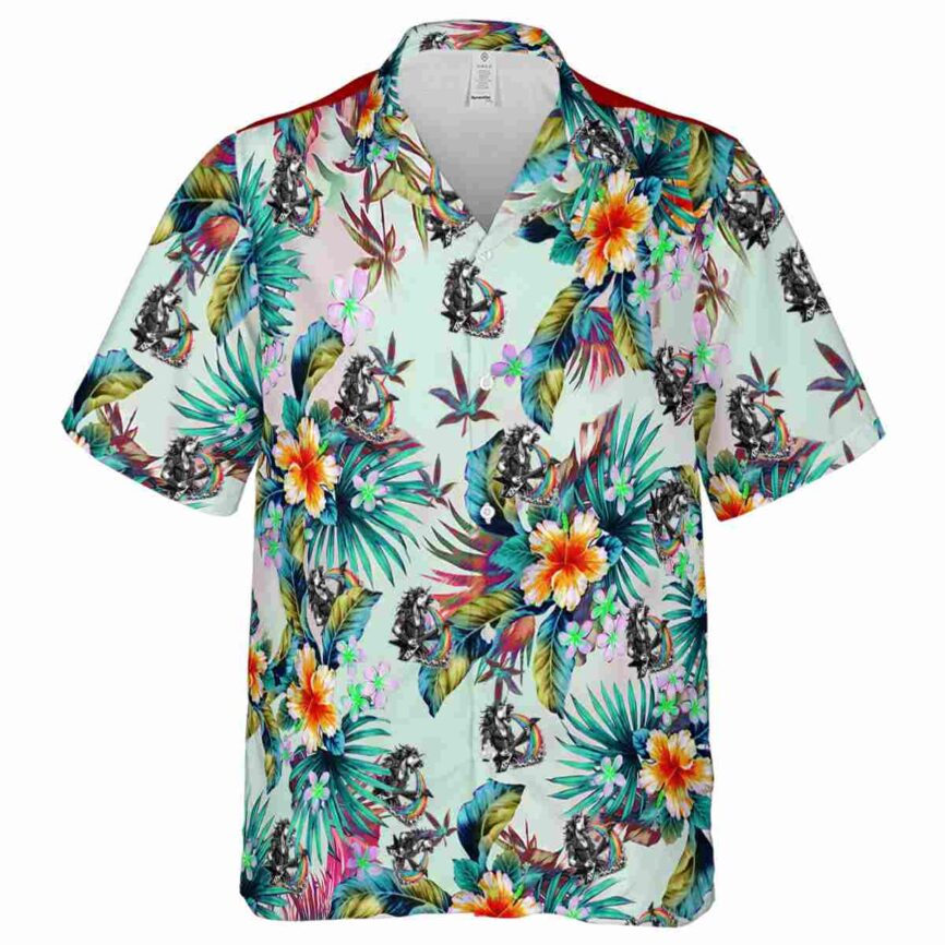 Heavy Metal Floral Burst Hawaiian Shirt Fashion forward