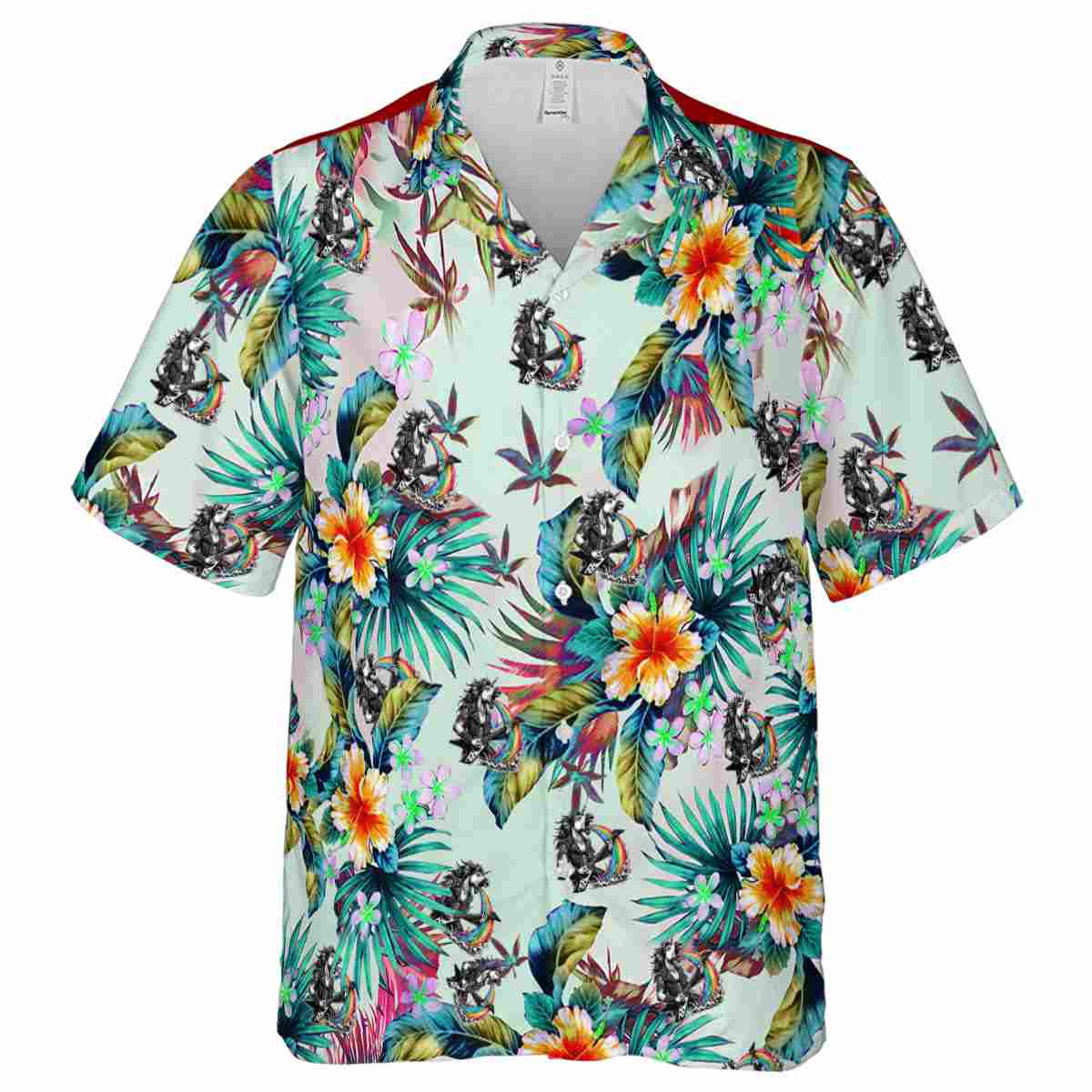 Heavy Metal Floral Burst Hawaiian Shirt Fashion forward Heavy Metal Floral Burst Hawaiian Shirt Fashion forward