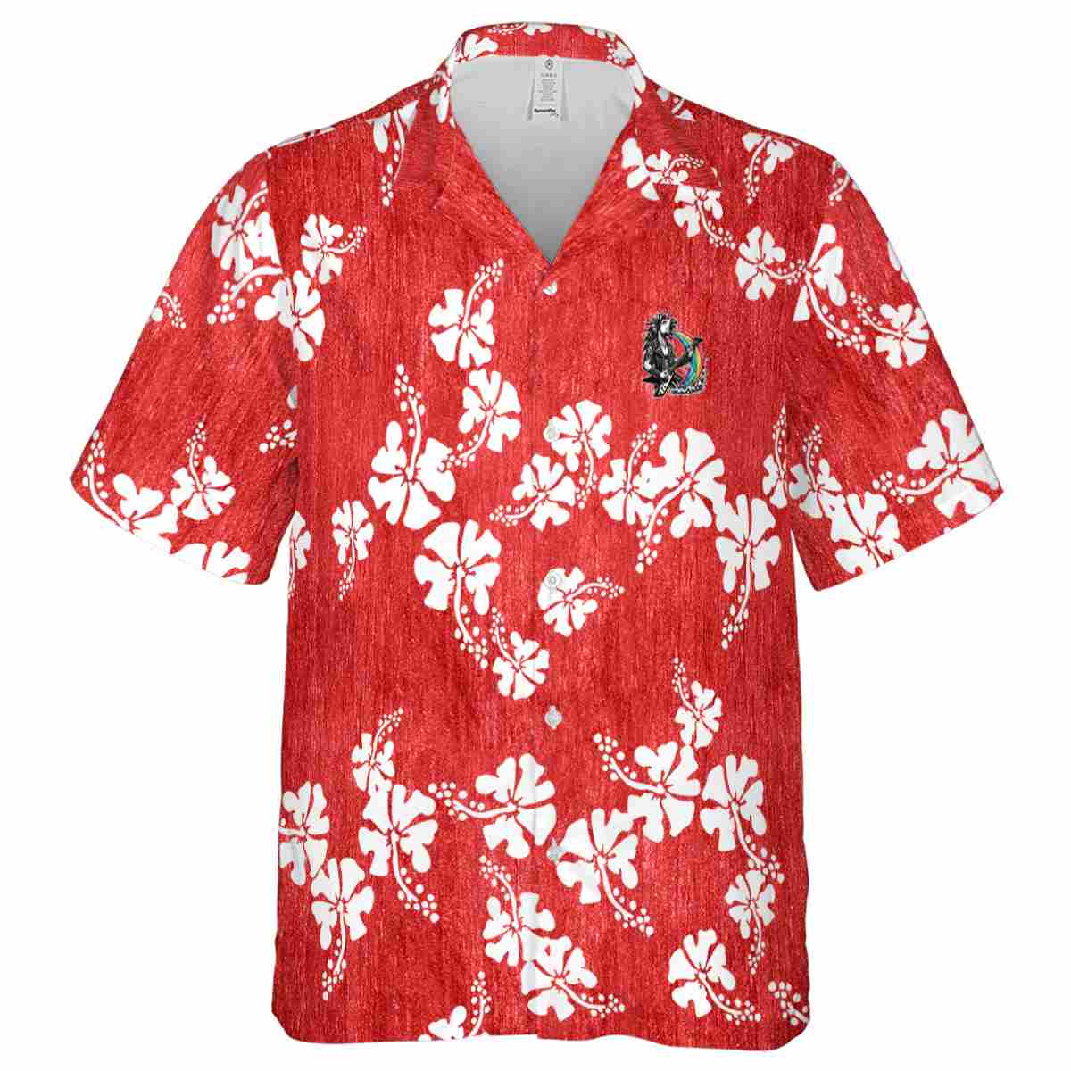 Heavy Metal Hibiscus Blossom Hawaiian Shirt Fashion forward Heavy Metal Hibiscus Blossom Hawaiian Shirt Fashion forward