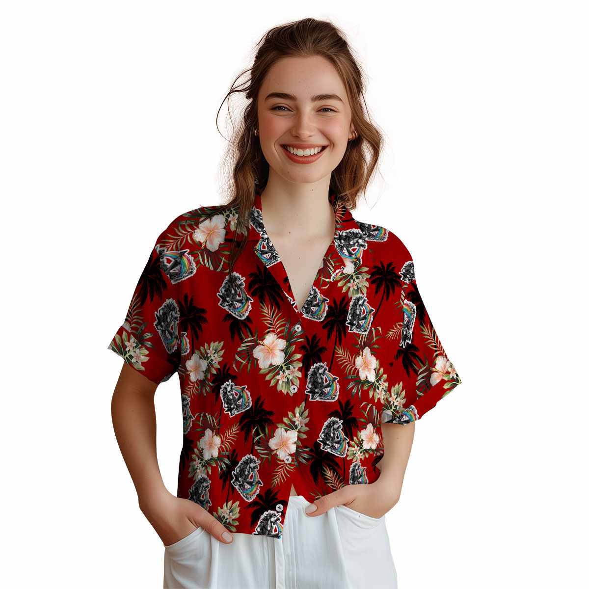 Heavy Metal Hibiscus Palm Hawaiian Shirt Top rated Heavy Metal Hibiscus Palm Hawaiian Shirt Top rated