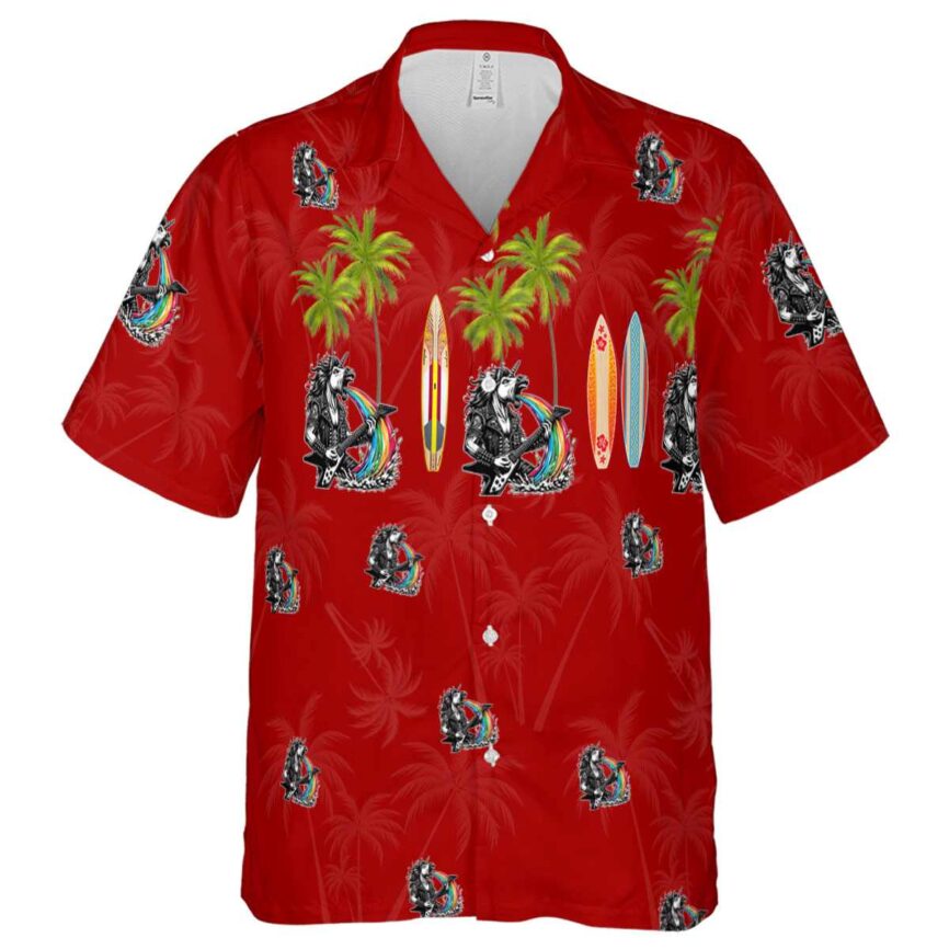 Heavy Metal Island Theme Hawaiian Shirt Fashion forward