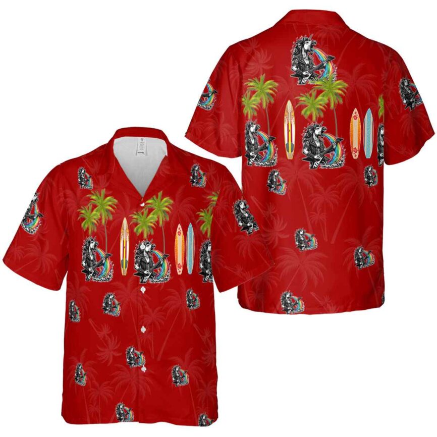 Heavy Metal Island Theme Hawaiian Shirt Premium grade