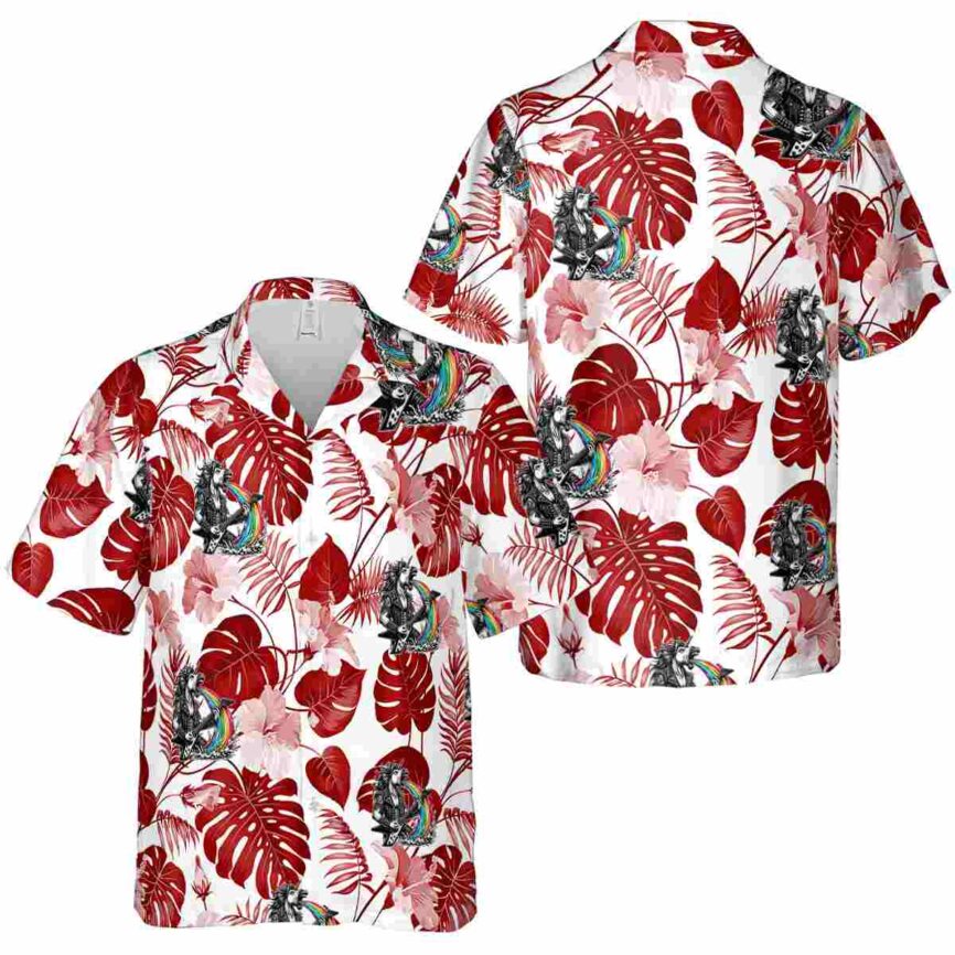 Heavy Metal Leaf Pattern Hawaiian Shirt Premium grade