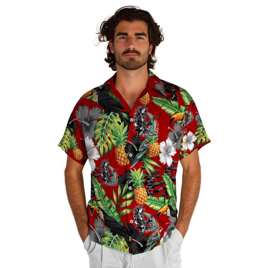Heavy Metal Leafy Toucan Hawaiian Shirt New Arrival
