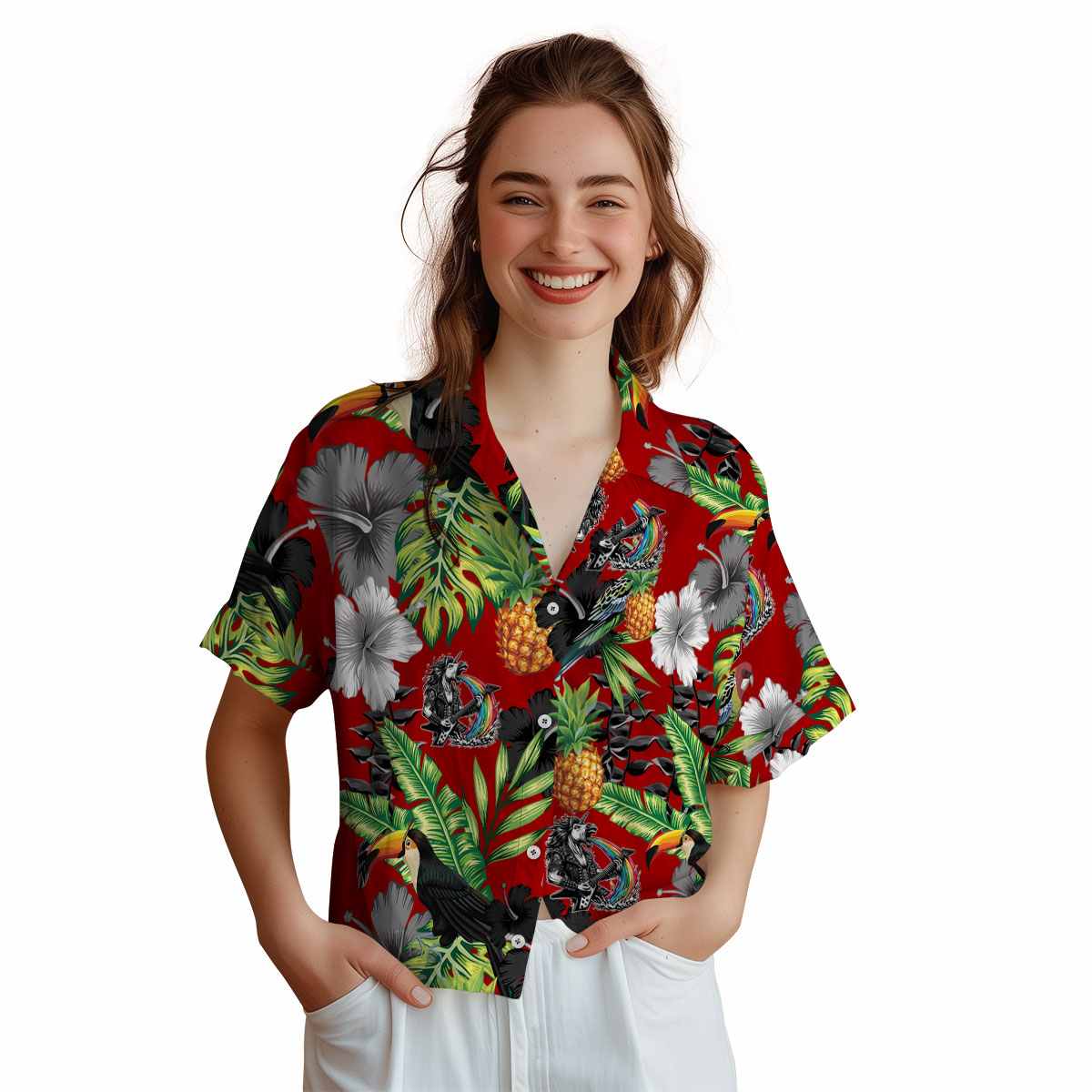Heavy Metal Leafy Toucan Hawaiian Shirt Top rated Heavy Metal Leafy Toucan Hawaiian Shirt Top rated
