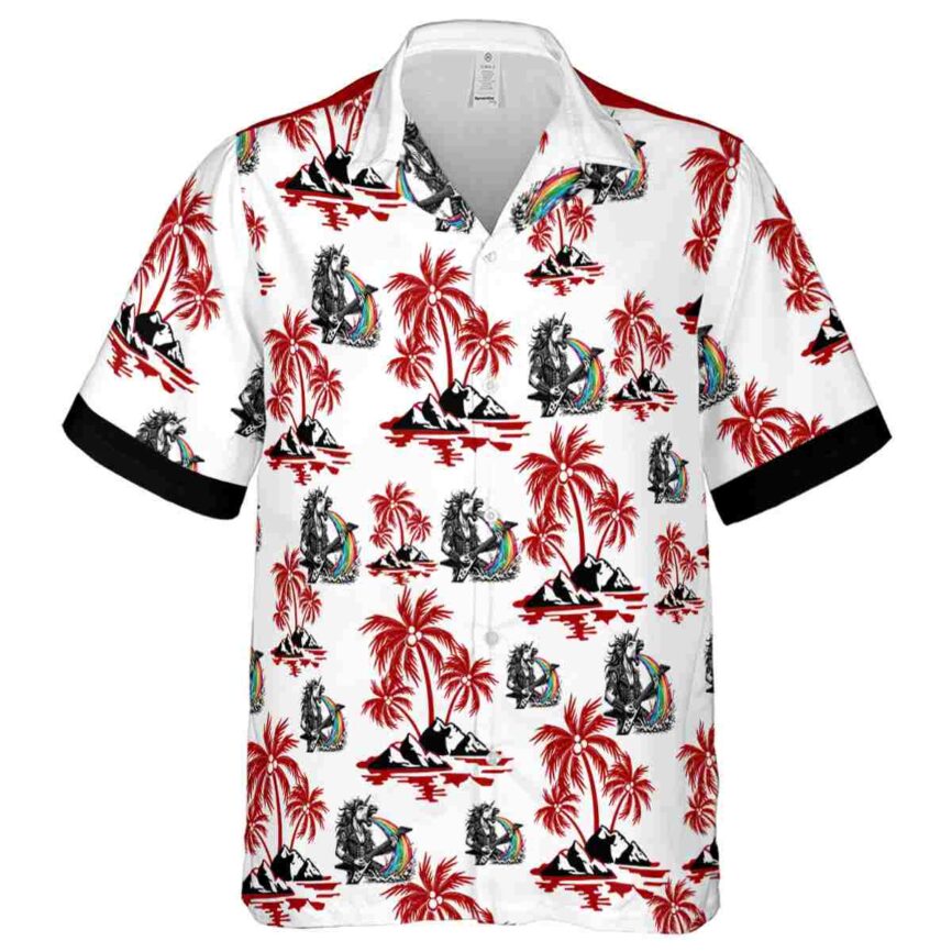 Heavy Metal Palm Island Graphic Hawaiian Shirt Fashion forward
