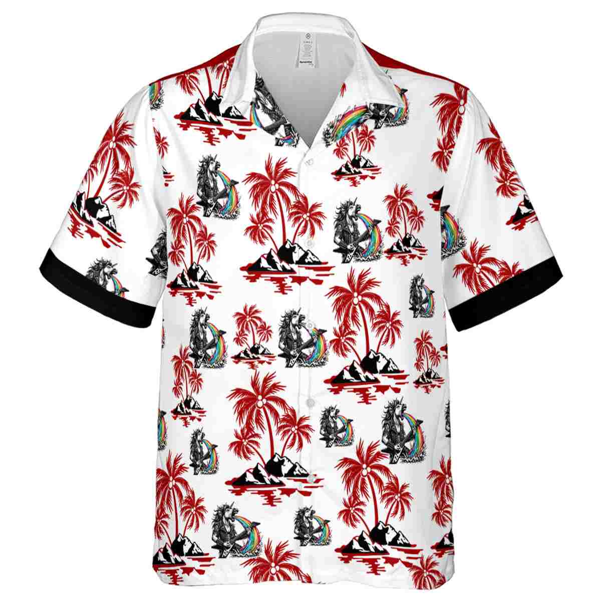 Heavy Metal Palm Island Graphic Hawaiian Shirt Fashion forward Heavy Metal Palm Island Graphic Hawaiian Shirt Fashion forward