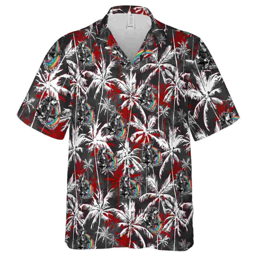 Heavy Metal Palm Themed Hawaiian Shirt Fashion forward