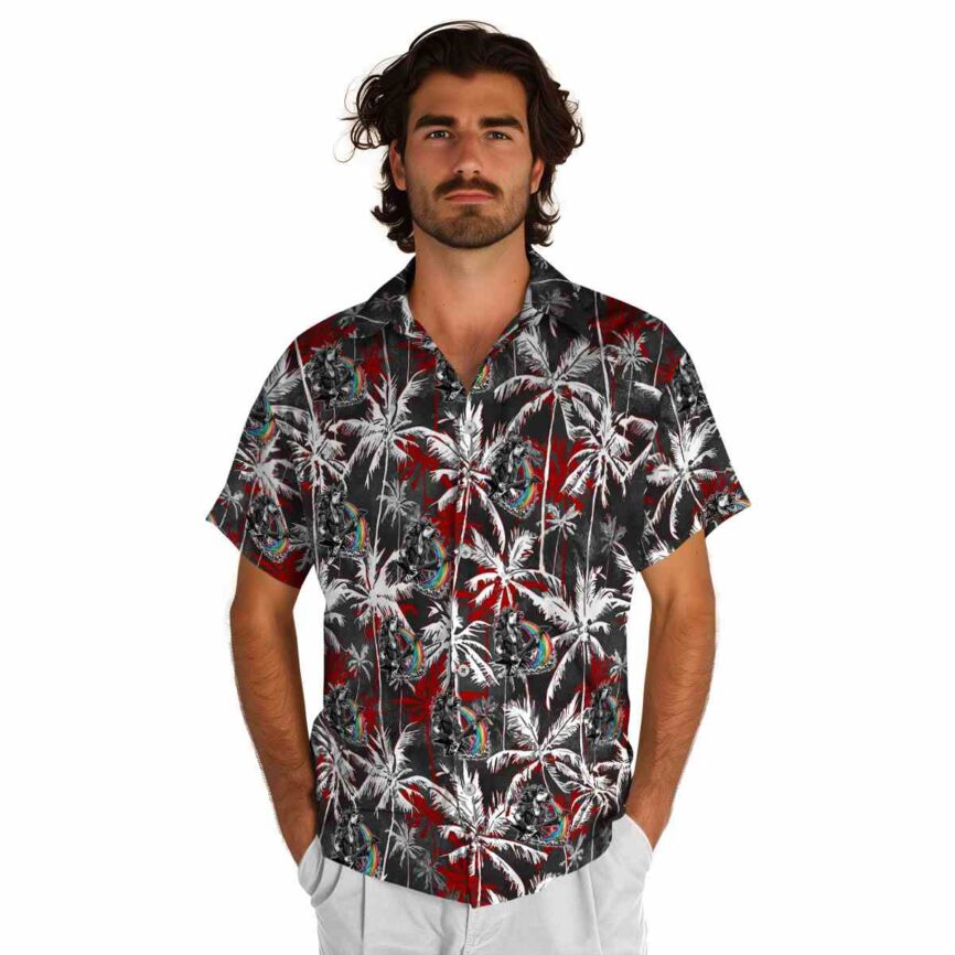Heavy Metal Palm Themed Hawaiian Shirt New Arrival