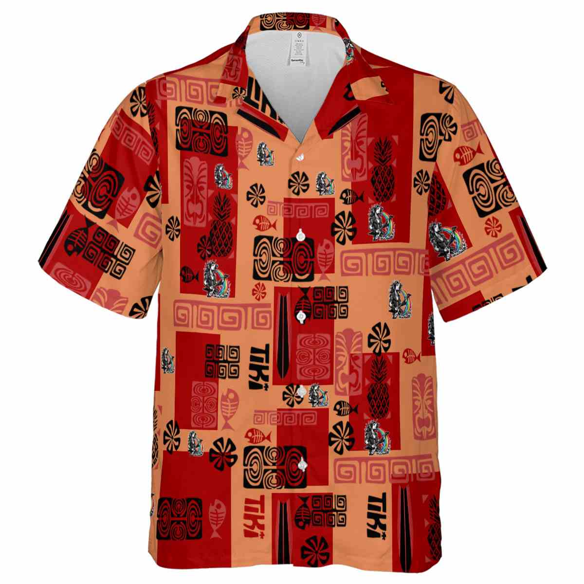 Heavy Metal Tiki Motifs Hawaiian Shirt Fashion forward Heavy Metal Tiki Motifs Hawaiian Shirt Fashion forward