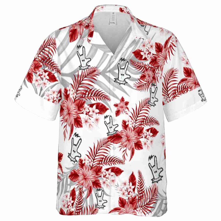 Heavy Metal Tropical Blossom Hawaiian Shirt Fashion forward