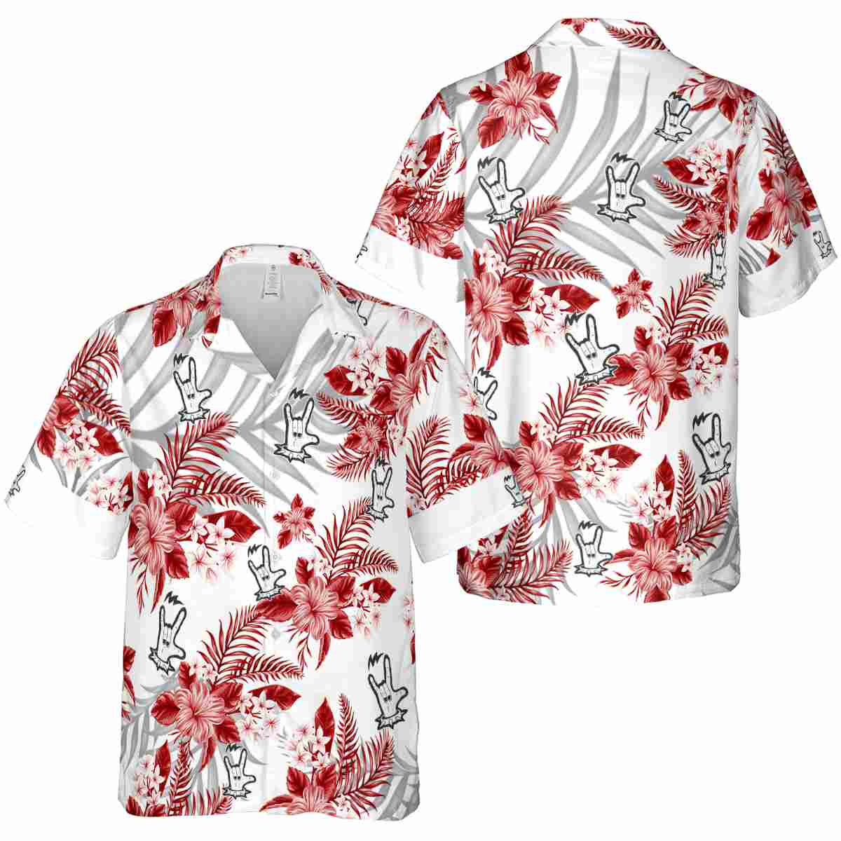 Heavy Metal Tropical Blossom Hawaiian Shirt Premium grade Heavy Metal Tropical Blossom Hawaiian Shirt Premium grade