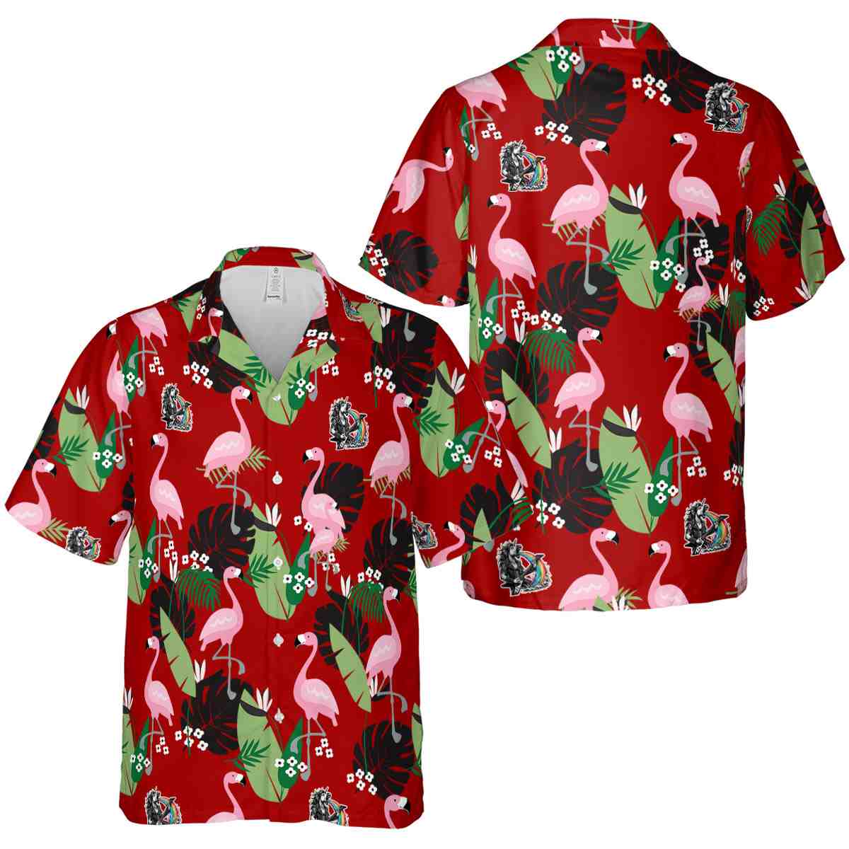 Heavy Metal Tropical Flamingo Hawaiian Shirt Premium grade Heavy Metal Tropical Flamingo Hawaiian Shirt Premium grade