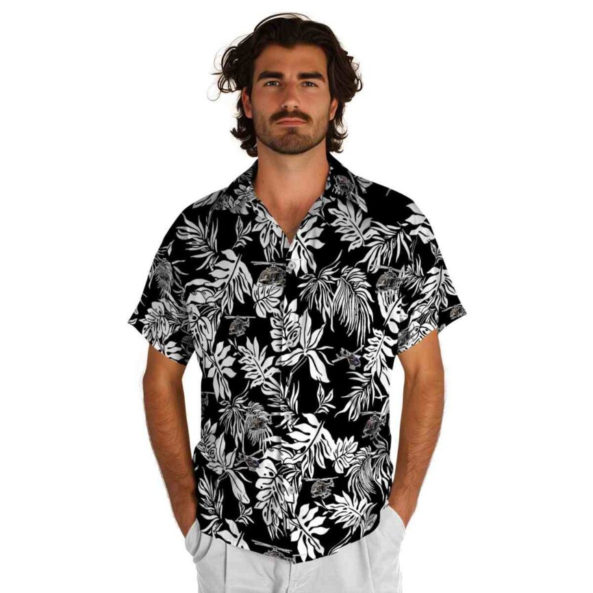 Helicopter Bold Foliage Hawaiian Shirt New Arrival