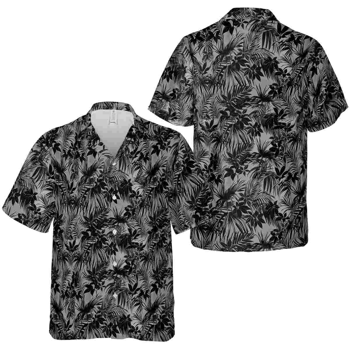 Helicopter Foliage Print Hawaiian Shirt Premium grade Helicopter Foliage Print Hawaiian Shirt Premium grade