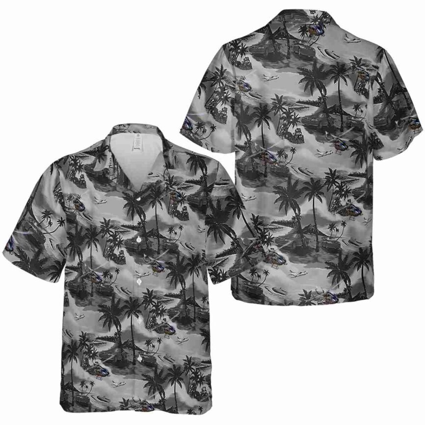 Helicopter Island Beach Hawaiian Shirt Premium grade