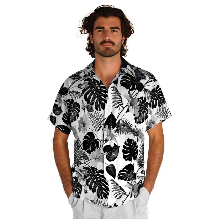 Helicopter Leaf Pattern Hawaiian Shirt New Arrival