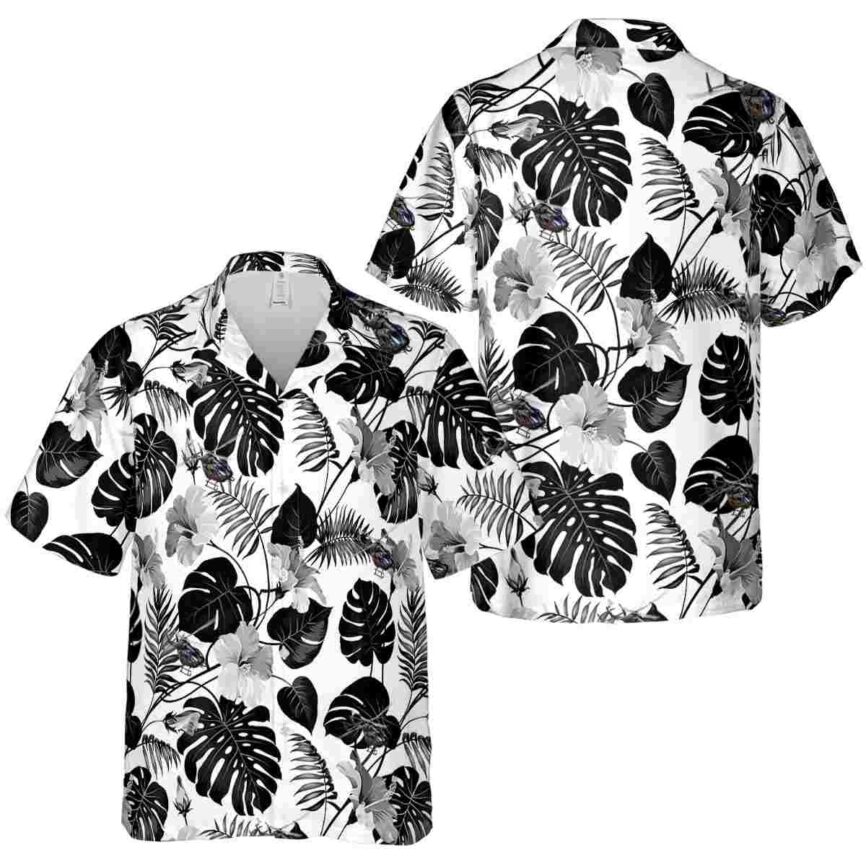 Helicopter Leaf Pattern Hawaiian Shirt Premium grade