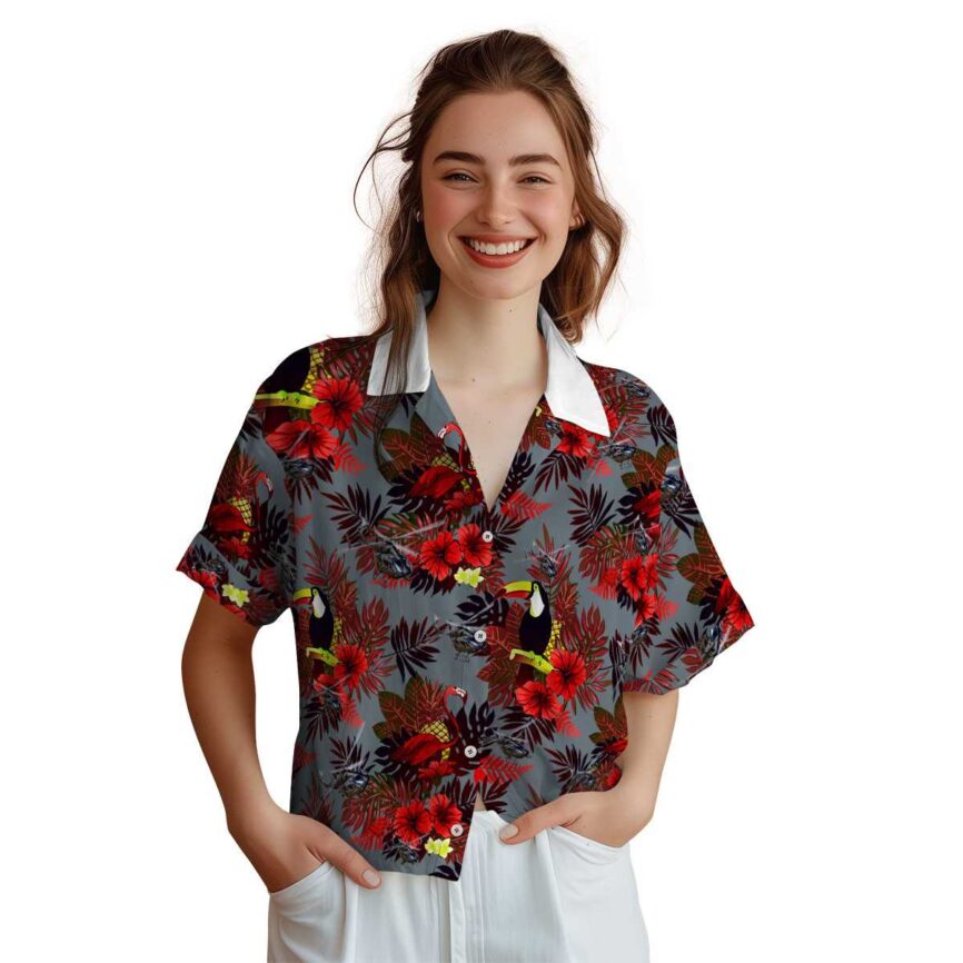 Helicopter Tropical Bird Hawaiian Shirt Top rated