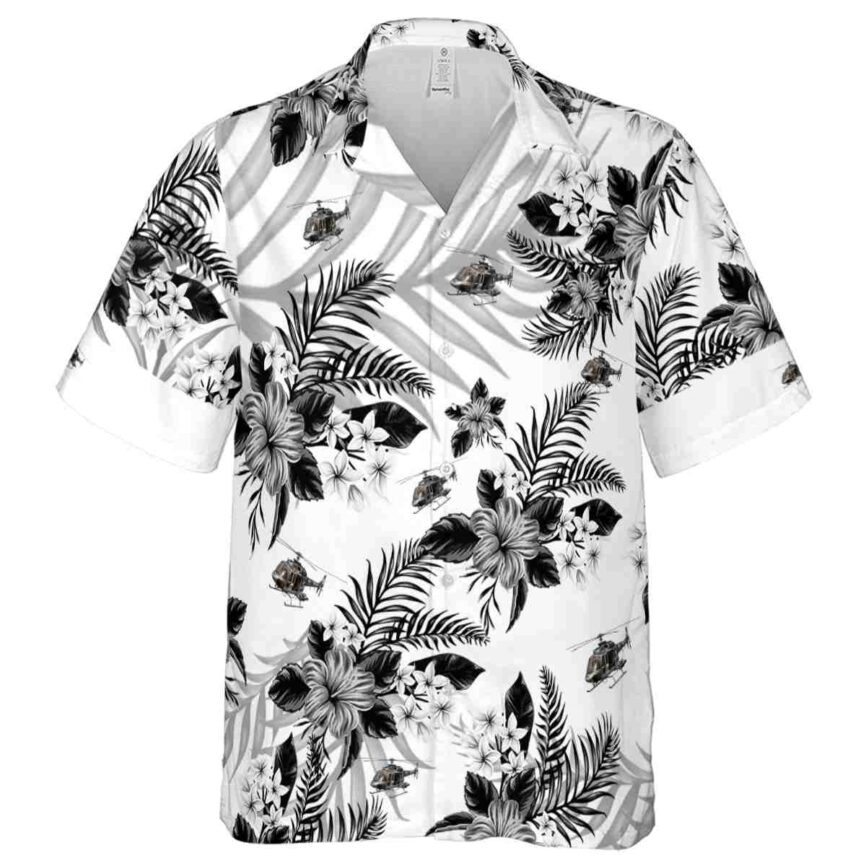 Helicopter Tropical Blossom Hawaiian Shirt Fashion forward