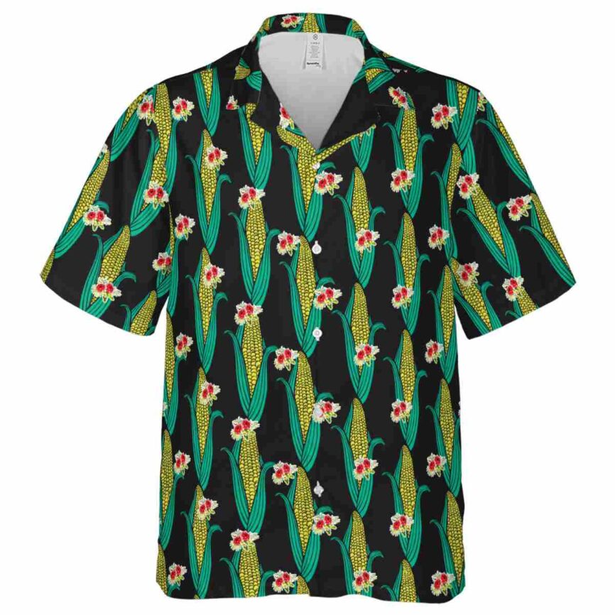 Hibiscus Corn Element Hawaiian Shirt Fashion forward