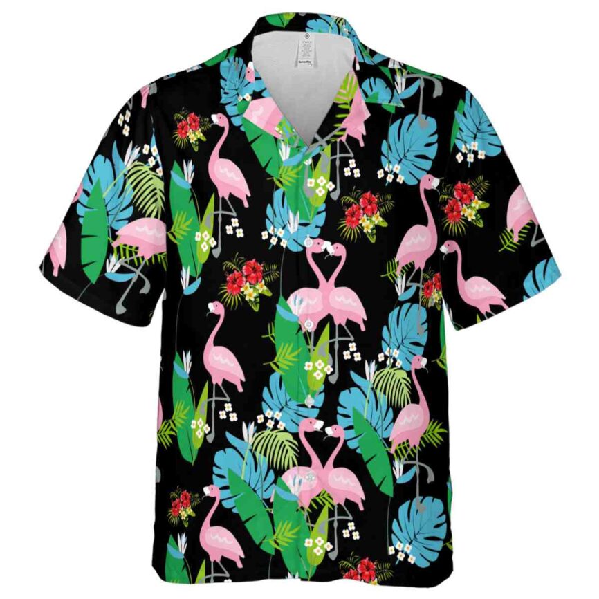 Hibiscus Flamingo Leaf Hawaiian Shirt Fashion forward