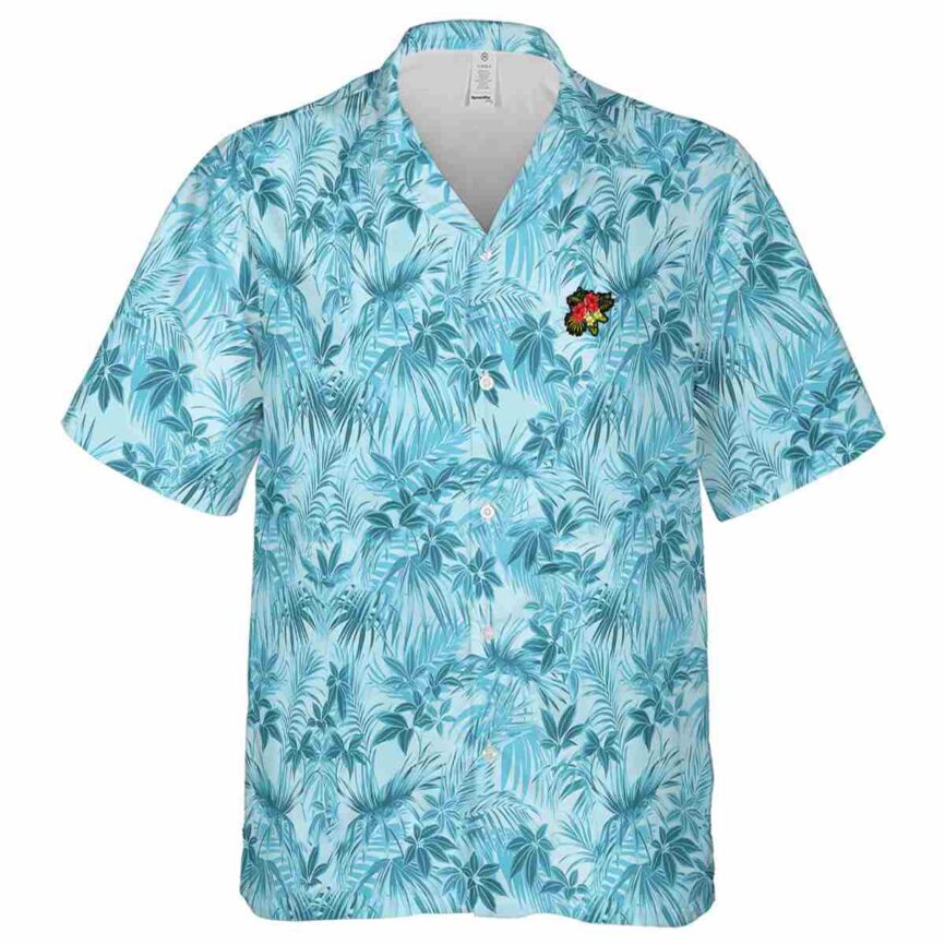 Hibiscus Foliage Print Hawaiian Shirt Fashion forward