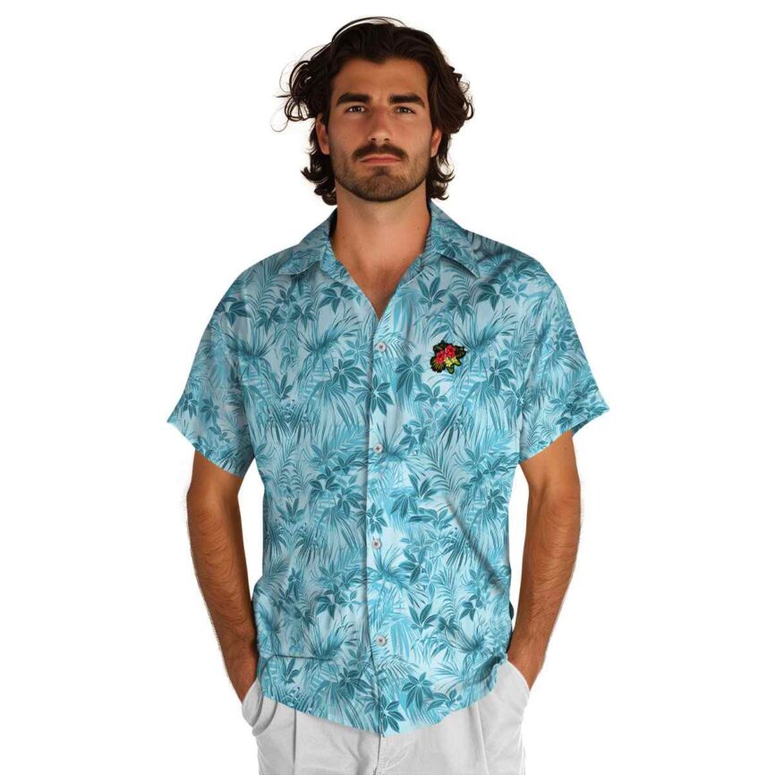 Hibiscus Foliage Print Hawaiian Shirt New Arrival