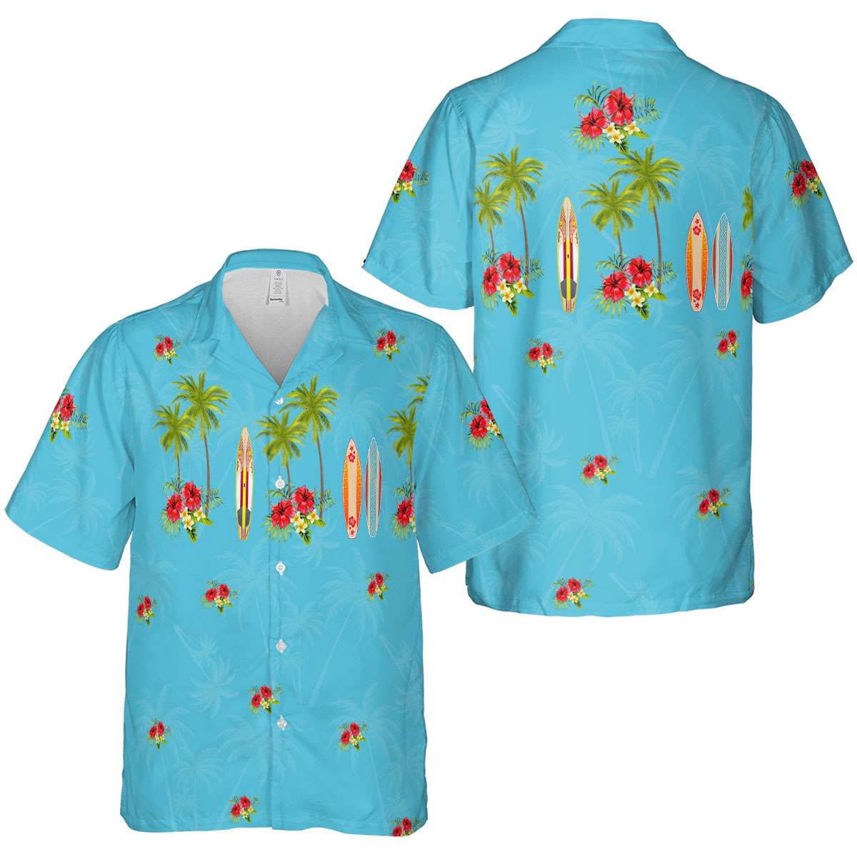 Hibiscus Island Theme Hawaiian Shirt Premium grade Hibiscus Island Theme Hawaiian Shirt Premium grade
