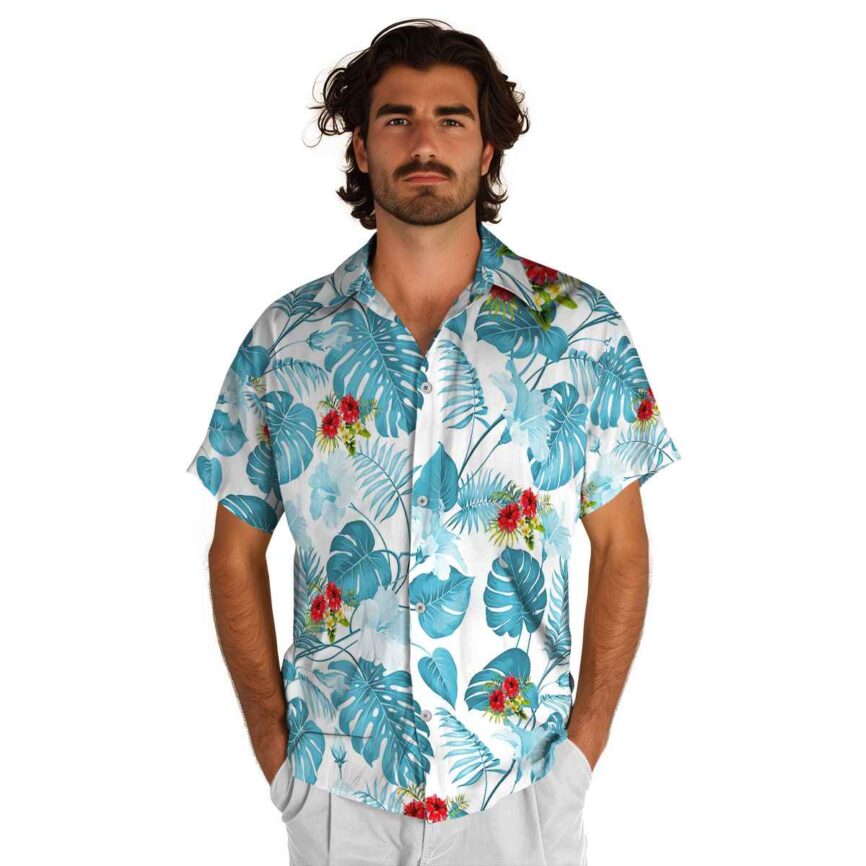Hibiscus Leaf Pattern Hawaiian Shirt New Arrival